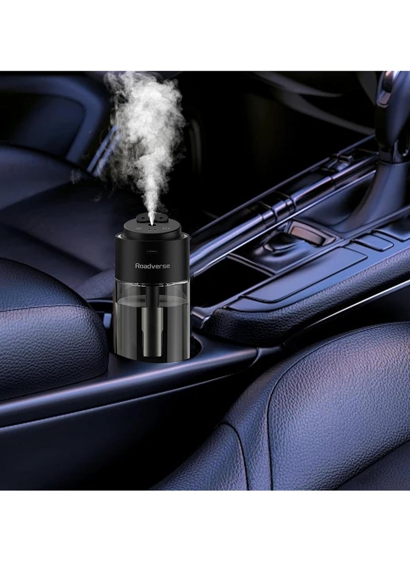 ROADVERSE Car Scent Diffuser Natural Perfume Car Humidifier - Adjustable Aromatherapy Scent and Smart Air Freshener Oil Diffuser, Long-Lasting Starry Projector Lamp for Car - Image 3