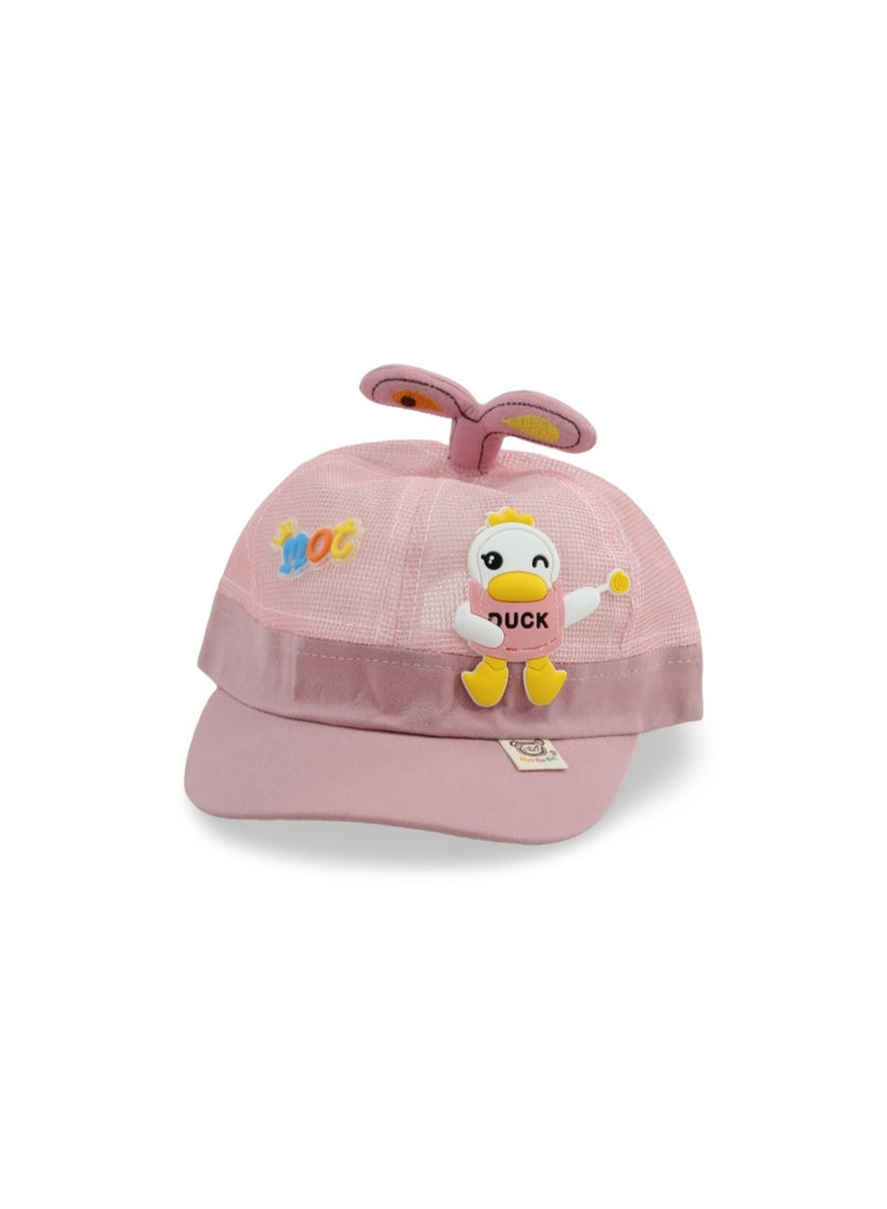 Fancy Unisex Cotton Cap – Duck Design - Image 1