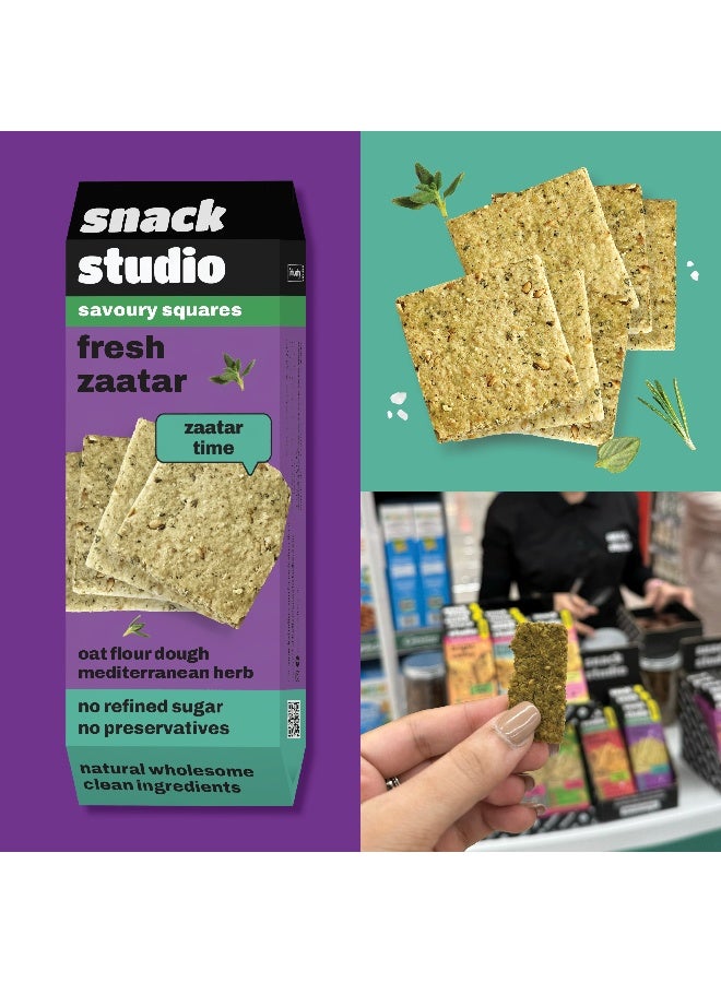 Snack Studio Fresh Zataar Squares Value Pack 192g - Image 3