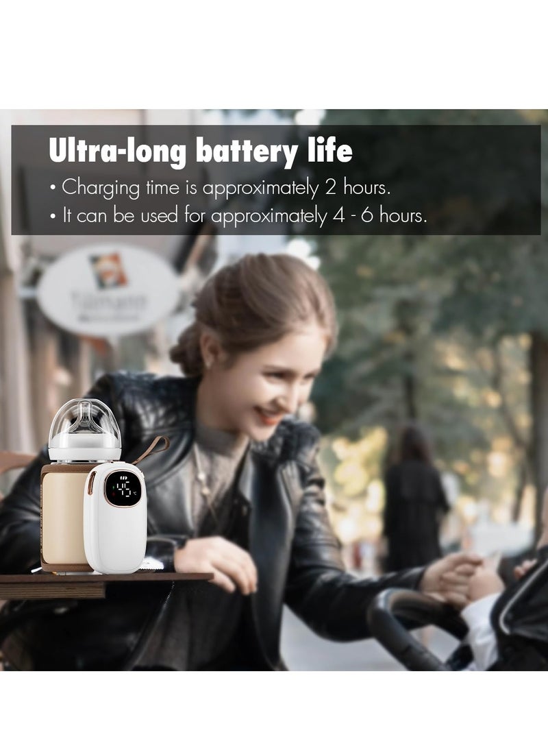 KASTWAVE Bottle Warmer, Baby Bottle Warmer Fast & Easy Milk Warmer for Breastmilk & Formula, Bottles Warmers Car Travel on The go, Fast Warms Baby Milk to Body Temp and Maintain Nutrients - Image 5