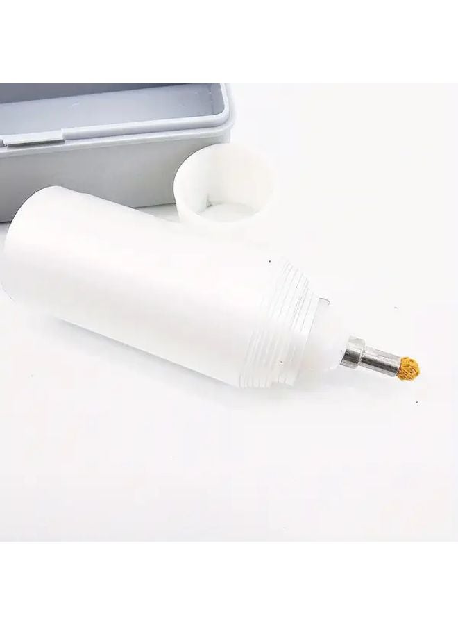 Retractable Magic Candle Trick Prop White Plastic Golden Cap Telescopic Illusion Performance - Image 2