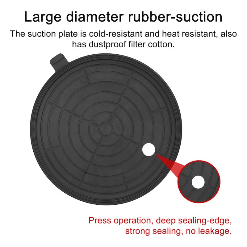 200mm Diameter Vacuum Suction Cup 100kg High Bearing Capacity Heavy Duty Vacuum Ceramic Tile Lifter for Granite Glass Lifting Tool - Image 3