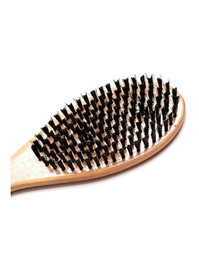 Large Hairbrush - Wooden Handle - Perfect Design for Hair Styling - Beard Care for Men - Hair Styling Brush - Image 1