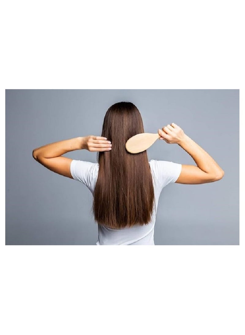 Large Hairbrush - Wooden Handle - Perfect Design for Hair Styling - Beard Care for Men - Hair Styling Brush - Image 3