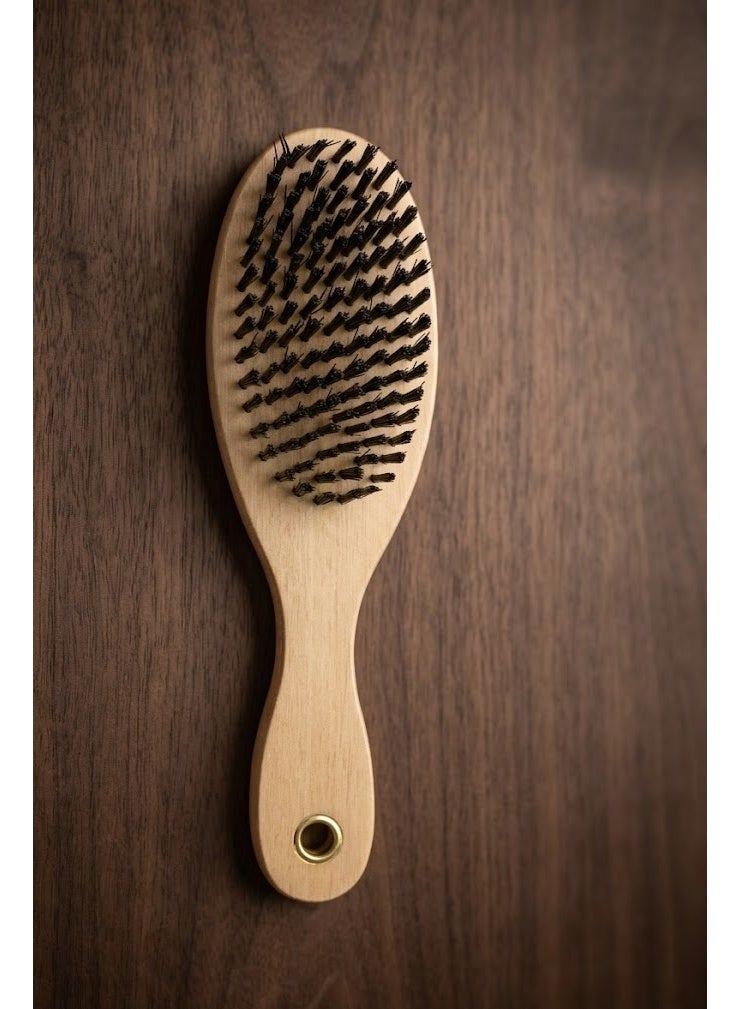 Large Hairbrush - Wooden Handle - Perfect Design for Hair Styling - Beard Care for Men - Hair Styling Brush - Image 1