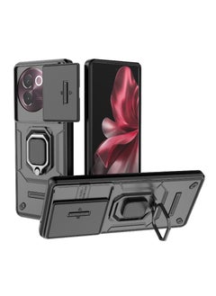 General Shunjia Sliding Window Phone Case for Vivo V30E 5G, Sliding TPU PC Shockproof Phone Case with Bracket Protective Case  - Image 1