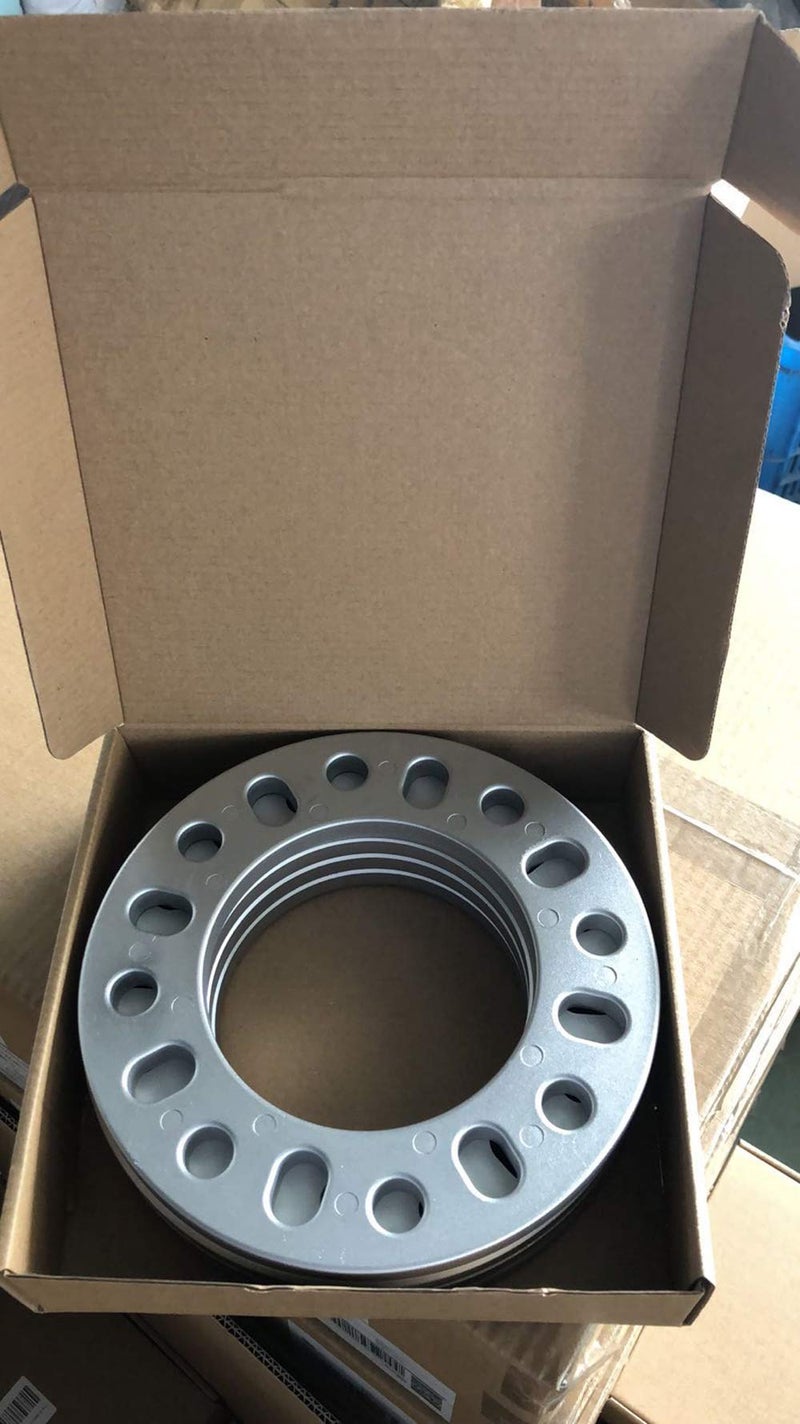 ZHTEAPR 4pc 12mm 1/2" Universal Wheel Spacers for Most 8 Lug Vehicle 8x6.5 8x165.1 8x170 8x180 Compatible with F250 E350 Ram 2500 3500 Express 3500 K3500 Silverado Suburban 2500 Sierra 2500HD 3500HD - Image 4