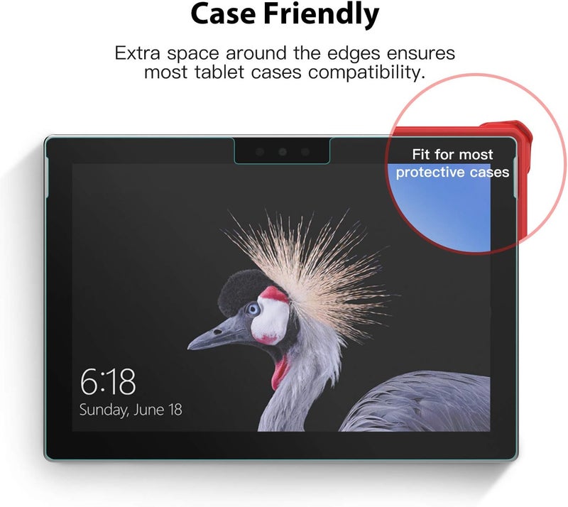 MoKo Matte Screen Protector for Microsoft Surface Pro 7 plus/Pro 7/Pro 6/Pro 5/Pro 4/Pro LTE Tablet, Anti Reflection PET Film, Write Draw and Sketch with Surface Pen Like on Paper, Clear - Image 5