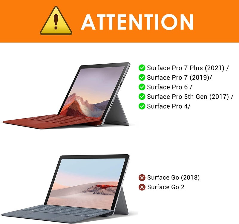 MoKo Matte Screen Protector for Microsoft Surface Pro 7 plus/Pro 7/Pro 6/Pro 5/Pro 4/Pro LTE Tablet, Anti Reflection PET Film, Write Draw and Sketch with Surface Pen Like on Paper, Clear - Image 2