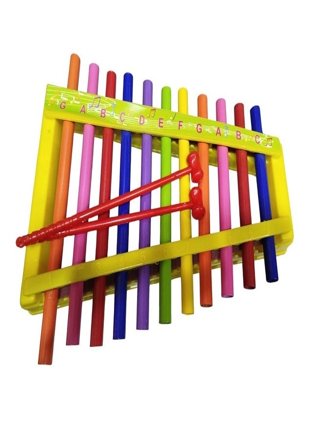 Musical Xylophone, Educational Music Toy for Little Musicians, Perfect Tones, Ages 3+, Multicoloured 