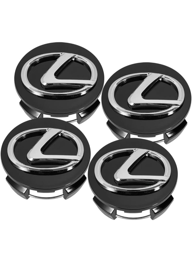 Lexus Black Wheel Rim Covers 2021 Set of 4 Pieces for Car Rim Protection and Exterior Styling - Image 2