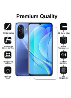 Generic واقي شاشة من الزجاج المقوى لهاتف Huawei Nova Y70 - شفافية عالية، لمسة دقيقة، مضاد للانفجار، حواف مقوسة ناعمة، سهل التركيب، واقي شاشة لهاتف Huawei Nova Y70  - Image 2