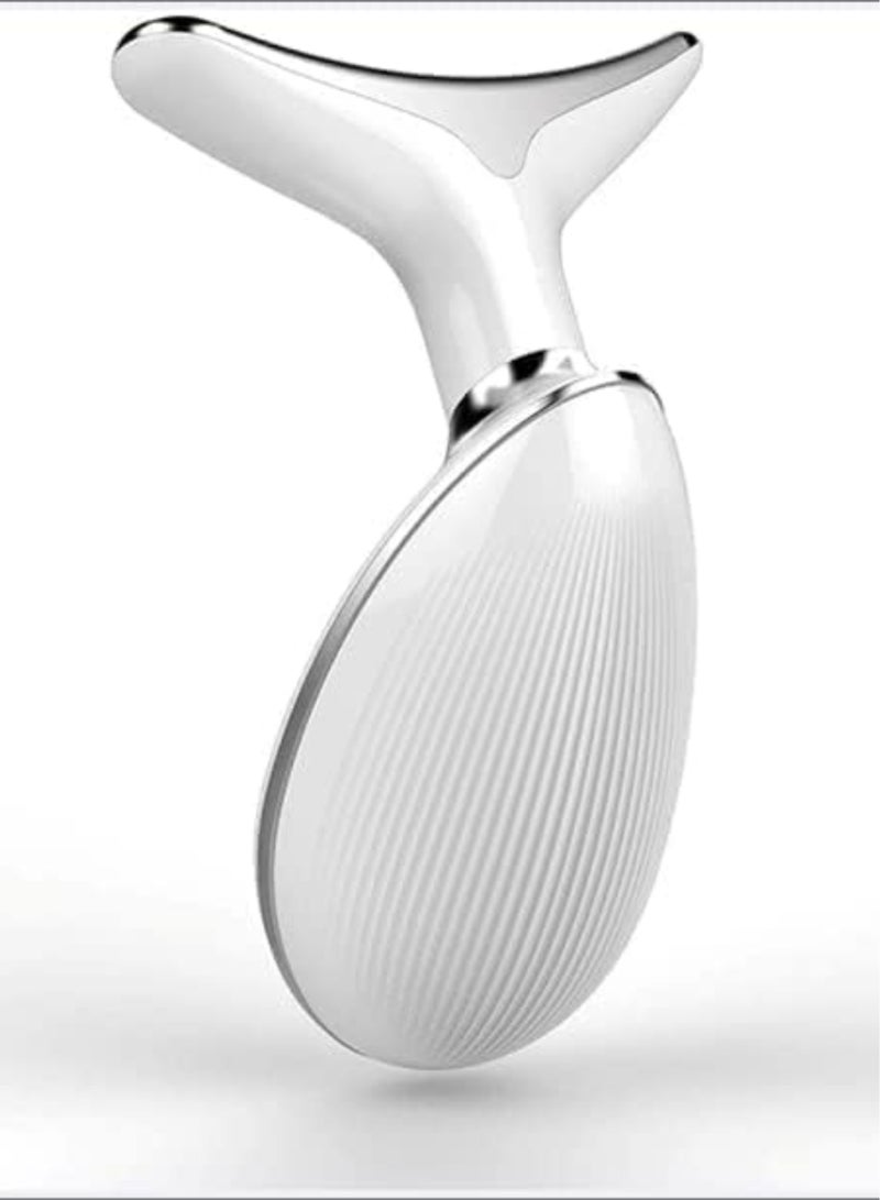 Facial Neck Lifting Machine Face Massager Beauty Device,Wrinkles Remover Skin Rejuvenation Anti-aging Rechargeable 3 Modes (WHITE)  - Image 5