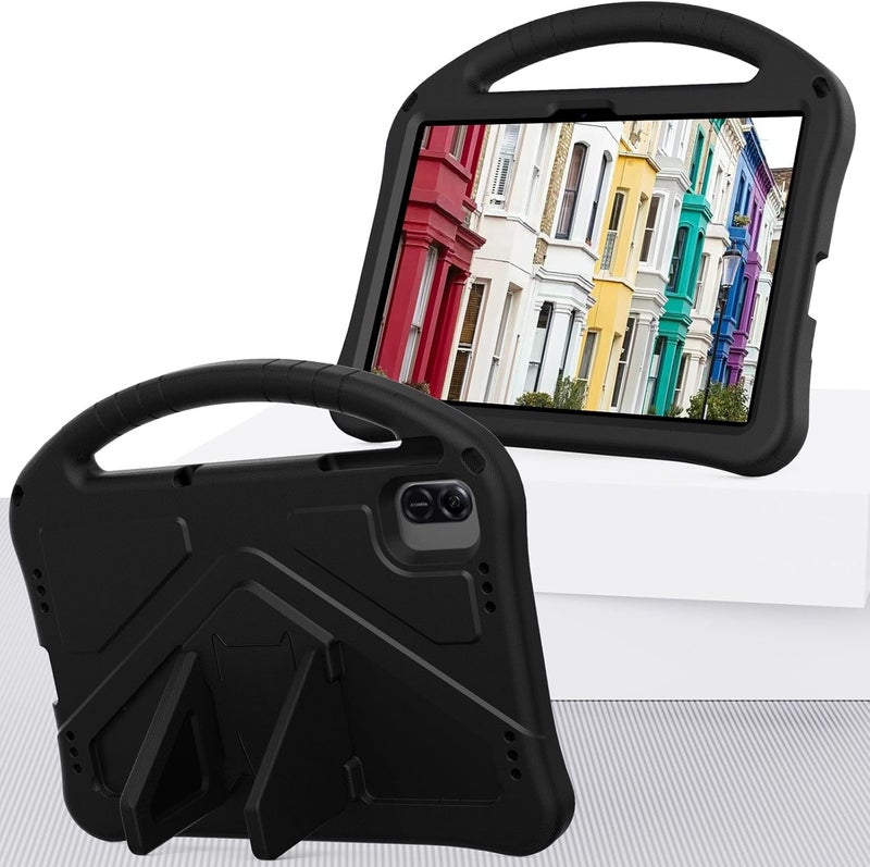 for Infinix Xpad 11 Inch X1101(2024) Case Lightweight EVA Tablet Cover with Adjustable Strap, Shockproof Handle & Kickstand Portable Protective Shell(Black) - Image 2