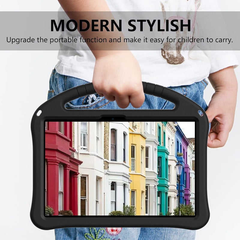 for Infinix Xpad 11 Inch X1101(2024) Case Lightweight EVA Tablet Cover with Adjustable Strap, Shockproof Handle & Kickstand Portable Protective Shell(Black) - Image 3