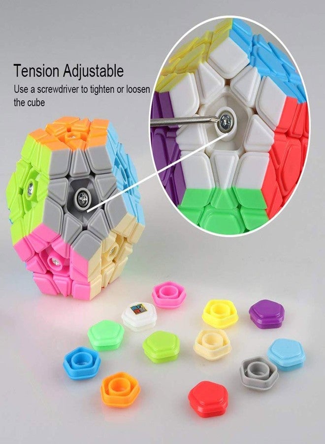 D ETERNAL Speed Cube Combo Set of 5x5 and 3 Layer Megaminx High Seed Stickerless SpeedCube Puzzle Set Toy (Combo(5x5Cube+Megaminx Cube)) - Image 4