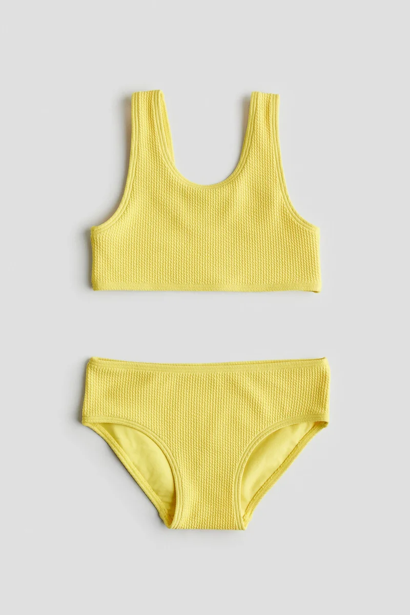 H&M Ribbed Bikini Top & Bottom Set