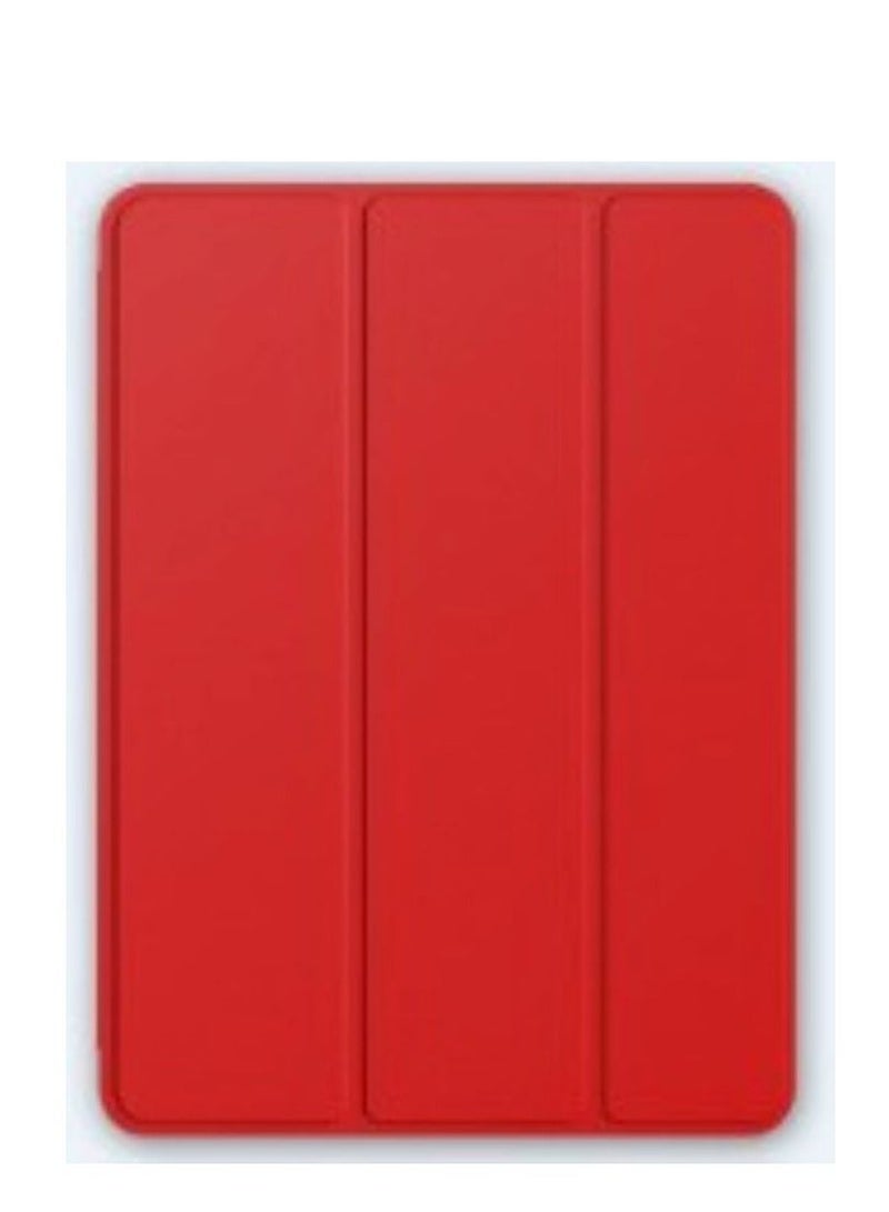 Loquat Red iPad case with pen slot