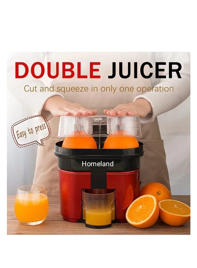 Double Citrus Juicer 2 in 1 Citrus Juicer with Dual Squeezer Technology One Touch Built-in Citrus Slicer 90 Watts  - Image 4