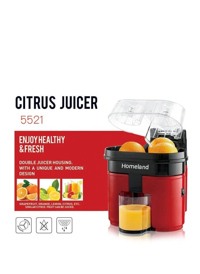 Double Citrus Juicer 2 in 1 Citrus Juicer with Dual Squeezer Technology One Touch Built-in Citrus Slicer 90 Watts  - Image 5