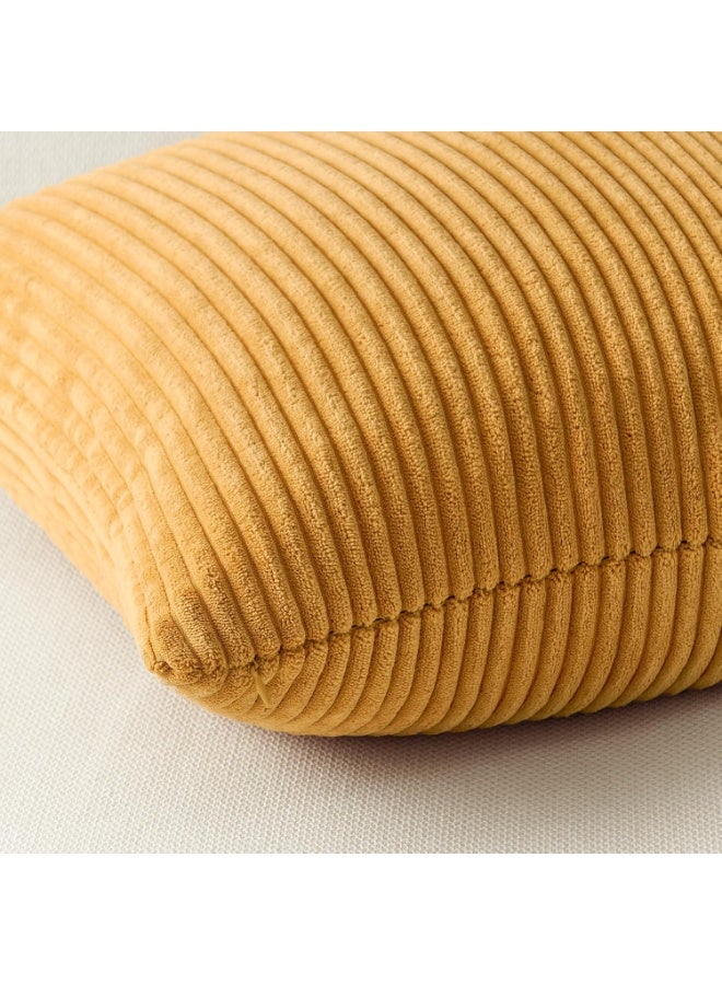 توب فينيل اغطية وسائد ديكورية، مجموعة من 4 قطع من المخمل الناعم بتصميم عصري مزدوج الجوانب، يمكن مزجها ومطابقتها لديكور المنزل الريفي بنمط بوهو (18 × 18 انش، برتقالي/ازرق مخضر) - Image 2