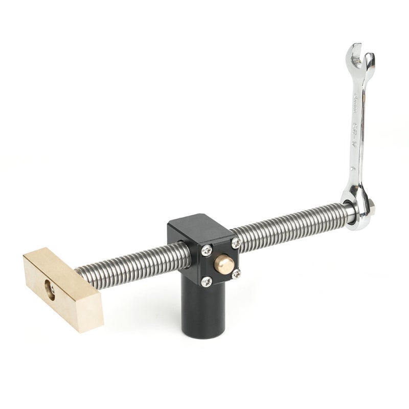 Workbench Vise: φ19/20mm Premium Brass & Stainless Steel Construction - CNC Precision Machining, Portable Design for Woodworking Projects, Tabletop Clamping Tasks - Image 1