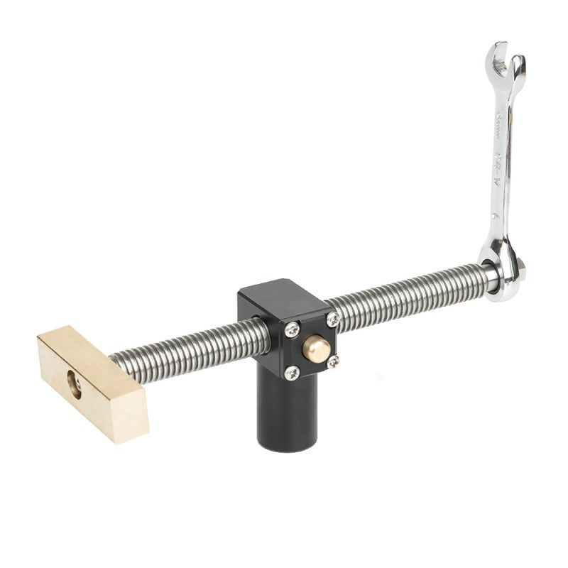 Workbench Vise: φ19/20mm Premium Brass & Stainless Steel Construction - CNC Precision Machining, Portable Design for Woodworking Projects, Tabletop Clamping Tasks - Image 4