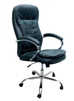 Executive Office Chair With Pu Leather Or Gaming Chair With Steel Metal Frame Waiting Room Chair For Home Office And Hospital Mh-F001Black - pzsku/ZE214221EE45F82D8BBABZ/45/_/1671546981/8e274e9f-c6ea-494b-a4ae-9626928c73b9