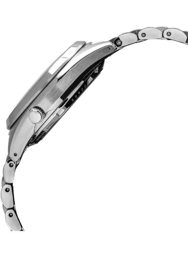 Seiko Stainless Steel Analog Blue Dial Men's Watch-SRPK87K1, Band Color-Silver - Image 3