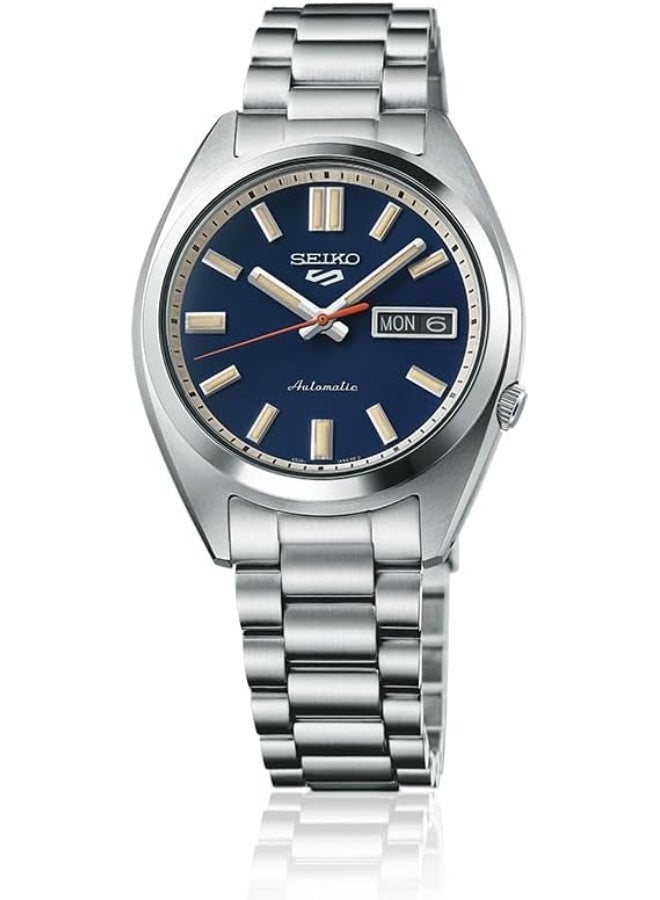 Seiko Stainless Steel Analog Blue Dial Men's Watch-SRPK87K1, Band Color-Silver - Image 1