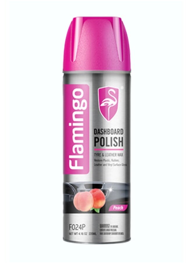 FLAMINGO Dashboard Polish Spray, 220 ml - peach 