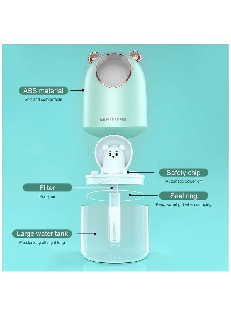 Teddy Bear freshener for rooms, salons and cars “A suitable perfume for the car where you can add any favorite perfume you like. Suitable for homes and cars, green color - Image 3
