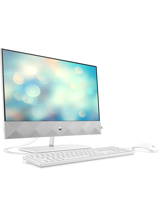 HP Pavilion 24-K1188nh AIO Desktop With 23.8-Inch Display, Core i7-11700T Processor/16GB RAM/1TB HDD/Intel HD Graphics/DOS(No Windows) English English white - Image 2