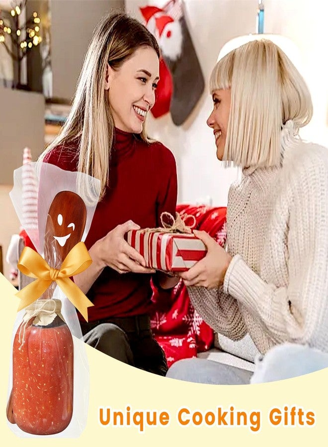 هانزغو مجموعة ملاعق طبخ خشبية من هانزجو، 5 قطع، طقم أدوات مطبخ خشبية مرحة، ملاعق خشبية مزينة بوجوه مبتسمة، إكسسوارات مطبخ لطيفة، أفضل هدايا الطبخ لحفلات الانتقال إلى منزل جديد وحفلات الزفاف والأعياد. - Image 4