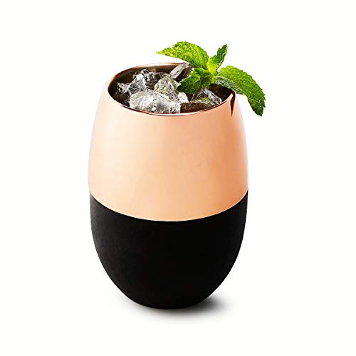Cork Pops Copper Black Stainless Steel Freezer Gel Beverage Cup - Image 5
