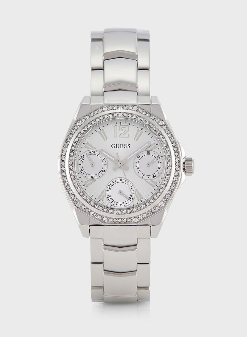 GUESS Ritzy Steel Strap Analog Watch - Image 1