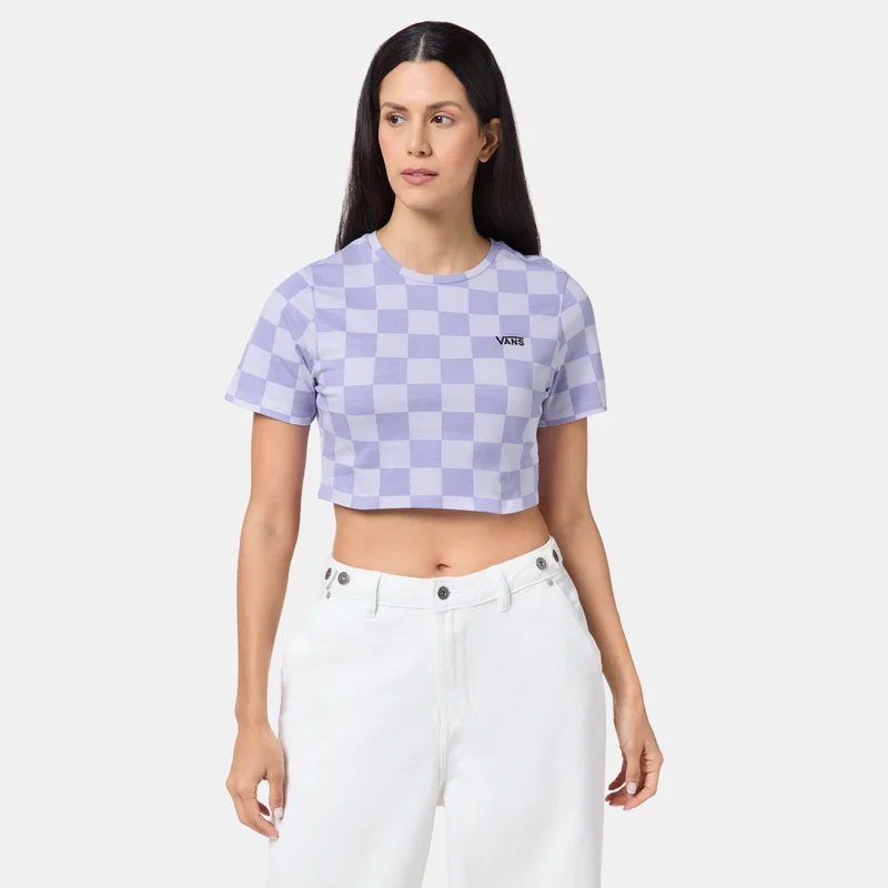 VANS Women's Checker Crop Top