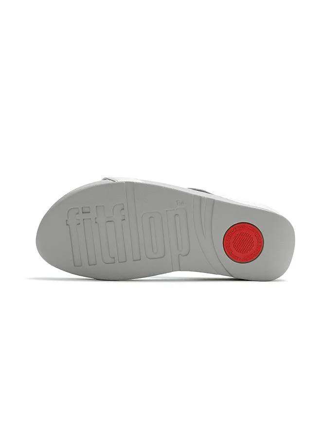 Fitflop  FINO PEARLS-AND-CRYSTAL H-BAR SLIDES for Women | Best Price UAE