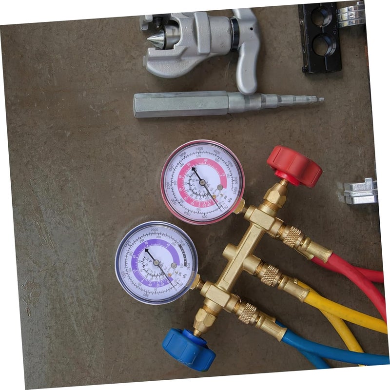 قطعتان من مجموعة مقاييس الضغط المنخفض والمرتفع مع قرص بلاستيكي سهل القراءة - Image 5