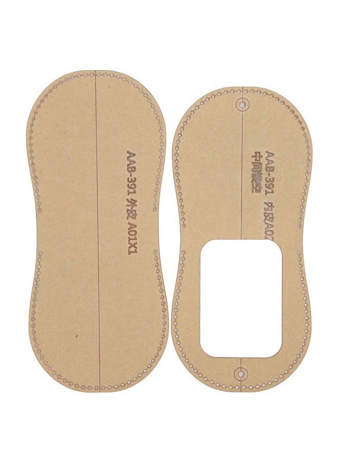 GLOGLOW Coin Purse Making Template Leather Wallet Pattern Set Making Stencil Kit Clear Acrylic Template For Diy Leather Craft Tool - Image 1