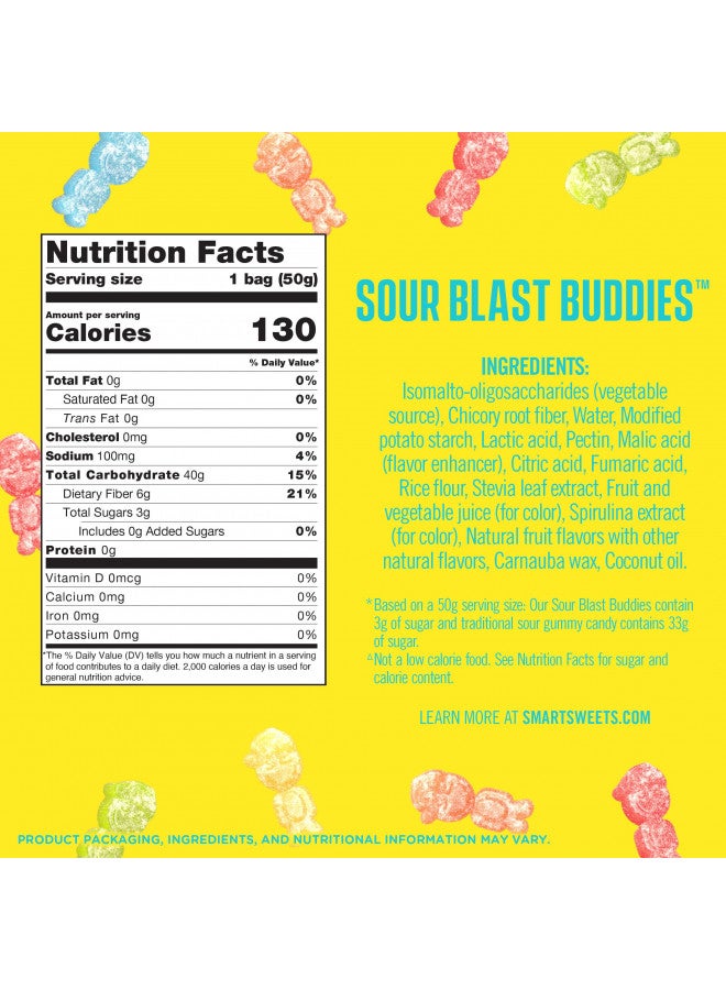 SmartSweets SMART SWEETS Sour Blast Buddies, 1.8 OZ - Image 3
