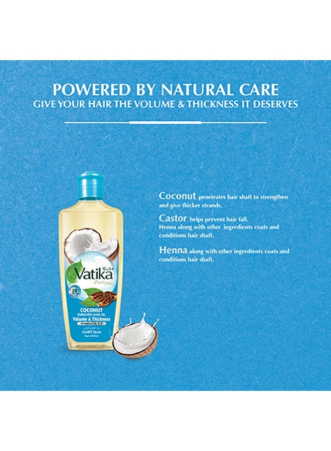 Dabur Coconut Enriched Hair Oil Volume And Thickness 200ml - Image 4