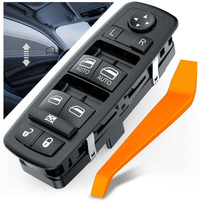 Nilight Power Master Window Switch Compatible with 2011 2012 2013 2014 2015 2016 2017 2018 2019 2020 Chrysler 300 20152017 Chrysler 200 20112019 Dodge Charger 20162022 Ram Windows Control Switches - Image 2