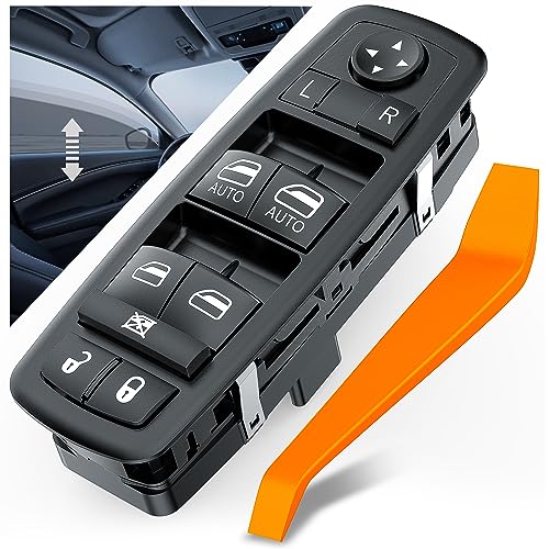 Nilight Power Master Window Switch Compatible with 2011 2012 2013 2014 2015 2016 2017 2018 2019 2020 Chrysler 300 20152017 Chrysler 200 20112019 Dodge Charger 20162022 Ram Windows Control Switches - Image 1