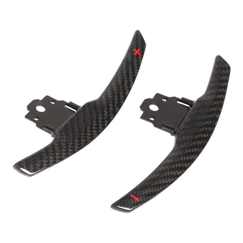 Extension Dry Carbon Fiber Paddle Shifters: 2x2 Weave, 50% Larger Than OEM - DCT Shift Paddles for F-Chassis M Sport Models Including F20 F22 F30 F15 - Image 5