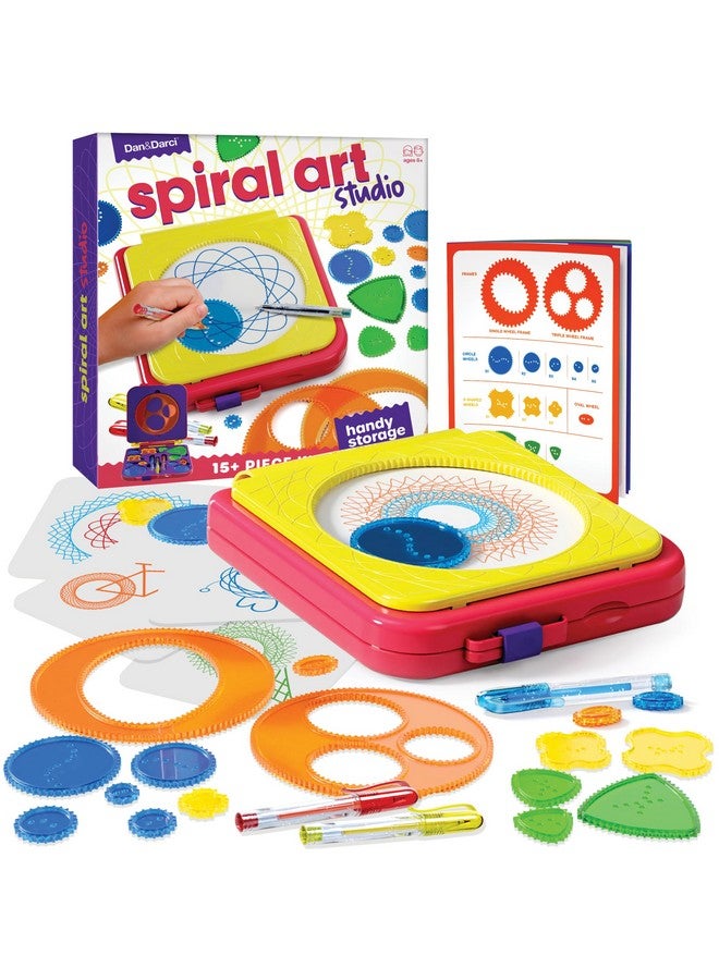 دان آند دارسى مجموعة فنية حلزونية للأطفال - مجموعة حرفية للبنات والأولاد من سن 6 إلى 12 عامًا - هدايا للفتيات والأولاد بعمر 6 و7 و8 و9 و10 سنوات - هدايا ألعاب ومجموعات حرفية - أفكار فنية لأعياد الميلاد ورسومات عتيقة - Image 1