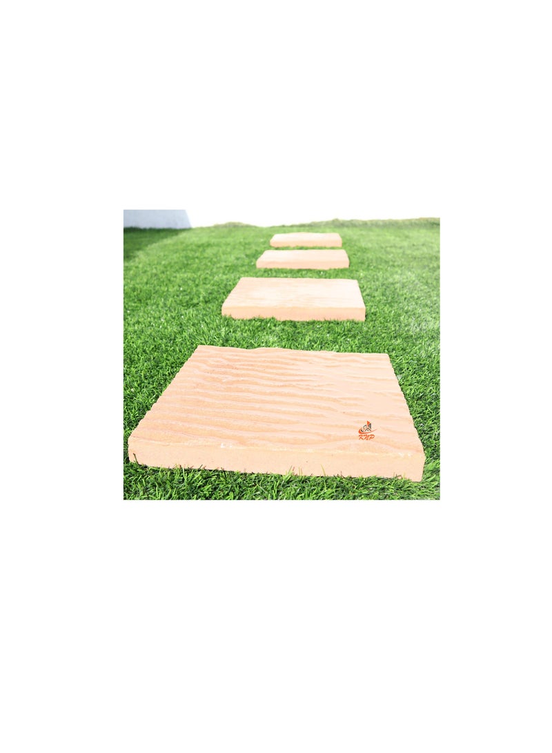 KNP Garden stepping stones Square 30x30cm Beige set of 3 stones - Image 3