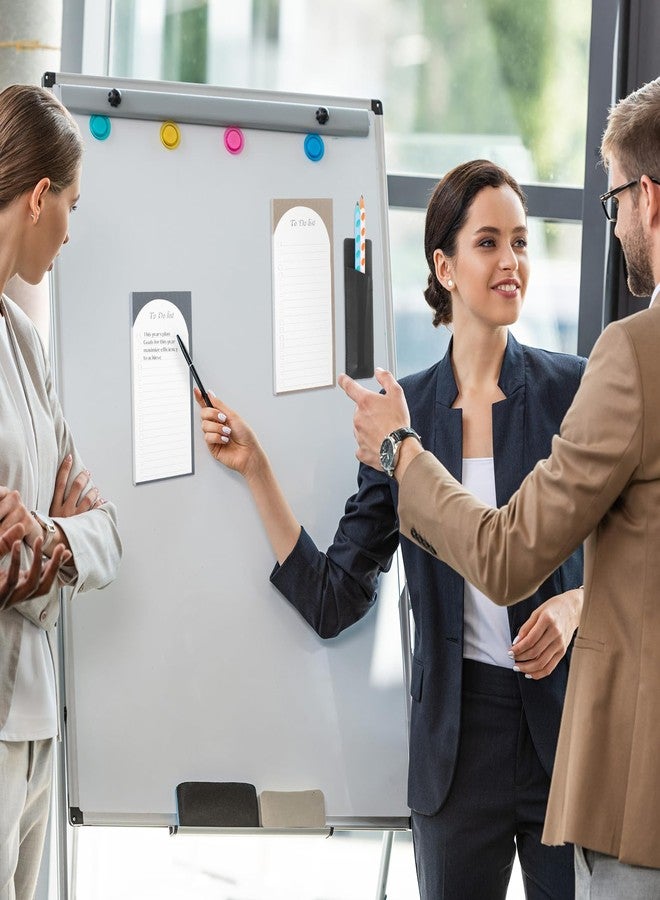 Thboxes 4 Pack Magnetic To Do List Refrigerator with Pen Holder, Totally 200 Sheets Magnetic Note Pad for Fridge Grocery List Magnet Pad for Fridge(Morandi Design) - Image 5