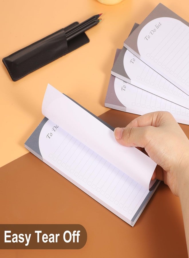 Thboxes 4 Pack Magnetic To Do List Refrigerator with Pen Holder, Totally 200 Sheets Magnetic Note Pad for Fridge Grocery List Magnet Pad for Fridge(Morandi Design) - Image 4