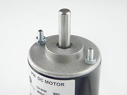 CHANCS Mini Electric Permanent Magnet Motor Motors Mounting Bracket Black CH-3420 24V DC 7000RPM Minor Shaft Upgrade Motor - Image 5